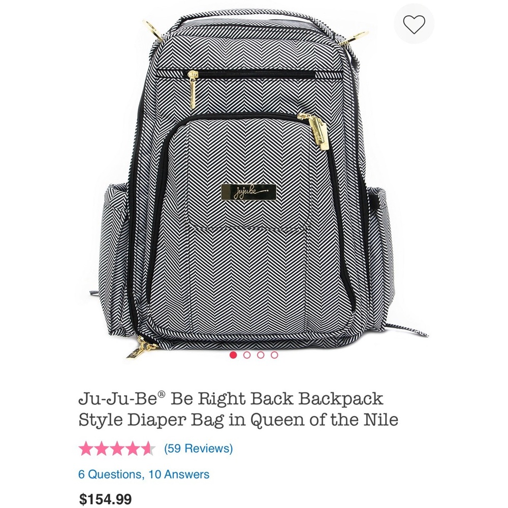 Ju Ju Be Diaper Bag Backpack